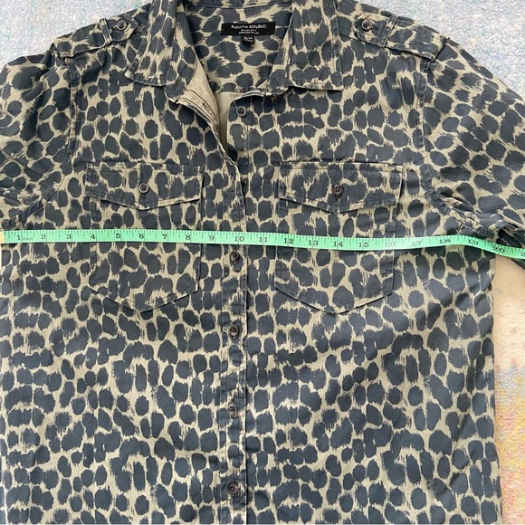 Banana Republic Leopard Print Dillon Shirt - Picture 9 of 11